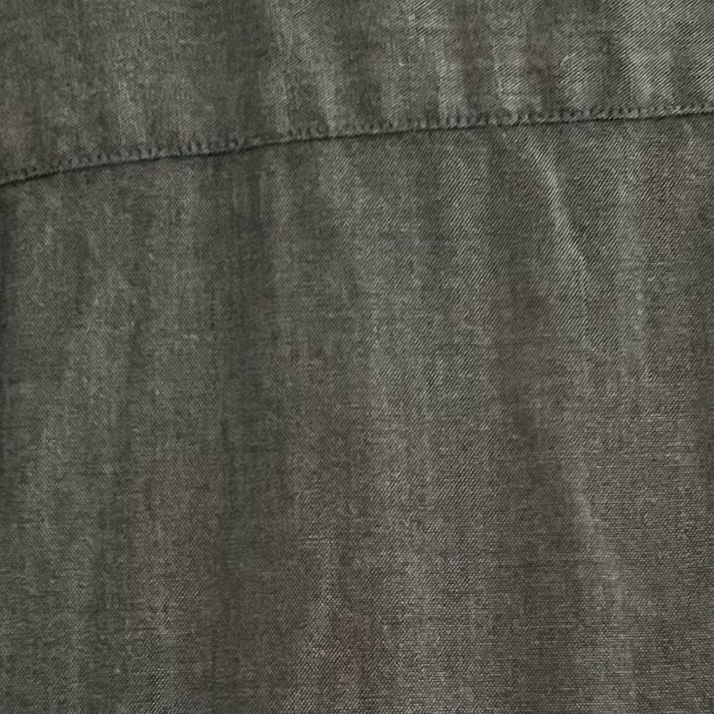 𝅺True Nation Button Down Dress Shirt Gray Size 4XL - Picture 3 of 8